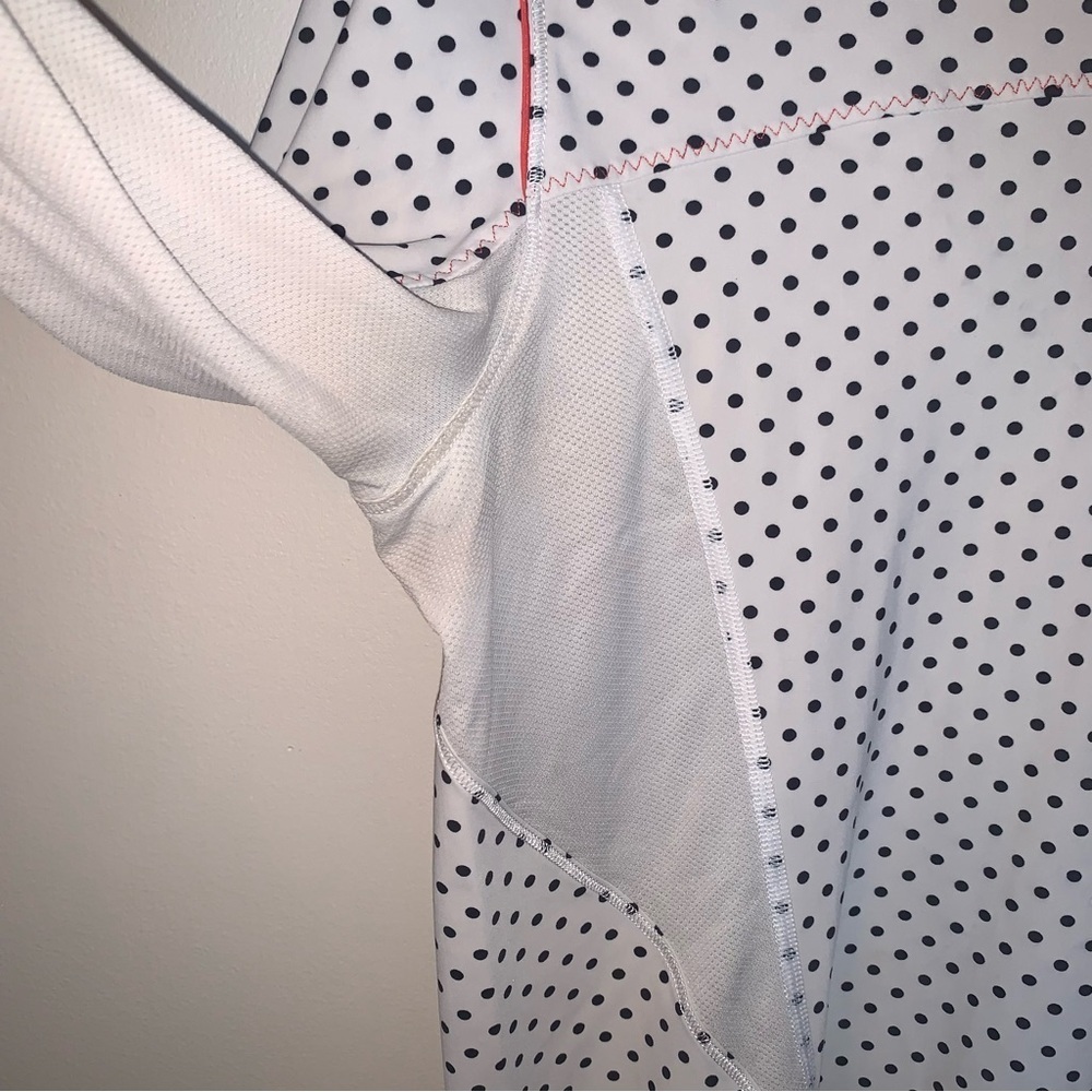 Lululemon Runbeam Long Sleeve Mod Dot Printed Black / White - Picture 6 of 12